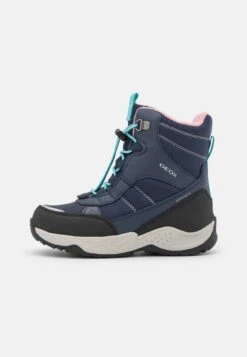 Geox Sentiero Girl Ab - Snowboots- Navy/Aqua
