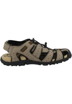 Geox Uomo Strada - Outdoorsandalen - Taupe/Black -Geox 57b20c51fe524c1bb89dd9be7d72da5e