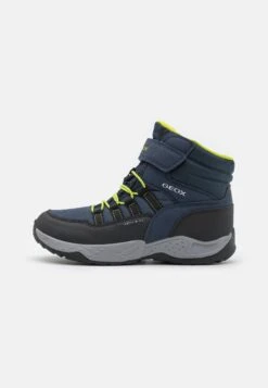 Geox Sentiero Boy Abx - Snowboots- Navy/Lime