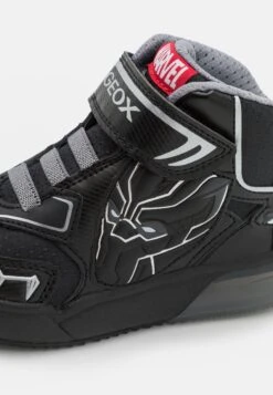 Geox Marvel Avengers Black Panther Light Up Grayjay- Sneakers Hoog - Black/Silver -Geox 5b62c6540357431fbac37e4ccabb139a