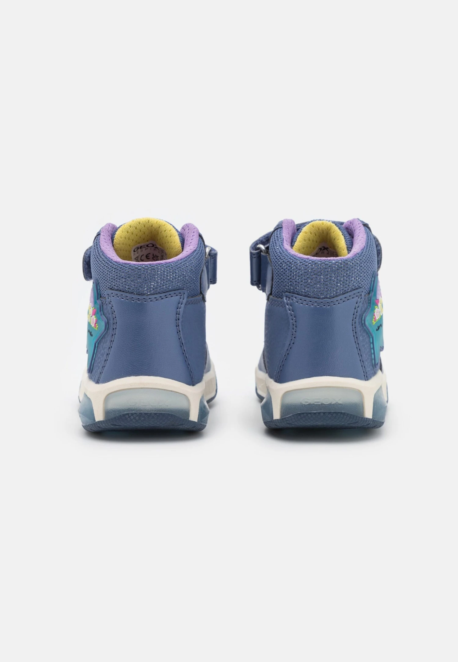 Geox Inek Girl Light Up - Sneakers Hoog - Avio/Fuchsia 3 Geox Inek Girl Light Up - Sneakers Hoog - Avio/Fuchsia - Image 3