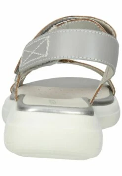 Geox Sandalen Met Sleehak - Lt Grey Silver C -Geox 619d125d313449c6bcc00cfcb71fa653