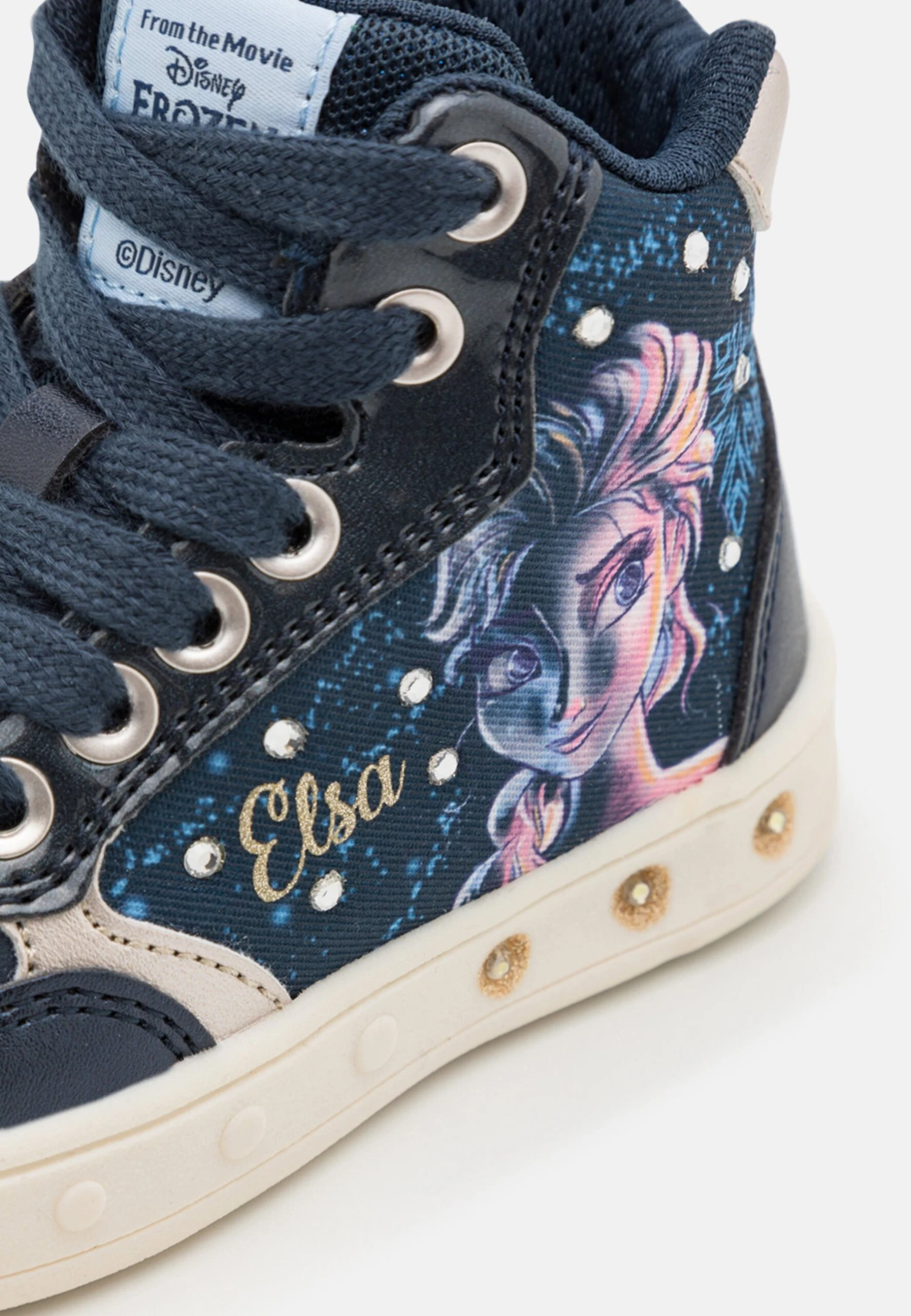Geox Disney Frozen Elsa Skylin Girl - Sneakers Hoog - Navy/Platinum 6 Geox Disney Frozen Elsa Skylin Girl - Sneakers Hoog - Navy/Platinum - Image 6