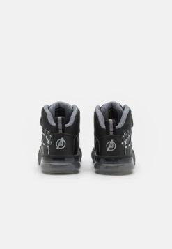 Geox Marvel Avengers Black Panther Light Up Grayjay- Sneakers Hoog - Black/Silver -Geox 647d8400425f4bd7aa1ffd3b5ae79e01