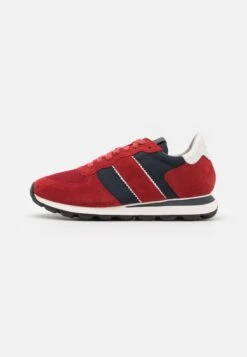 Geox U Spherica Vseries - Sneakers Laag - Dark Red/Navy