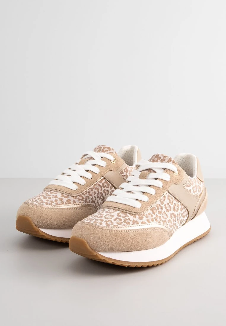 Geox Doralea - Sneakers Laag - Taupe 2 Geox Doralea - Sneakers Laag - Taupe - Image 2