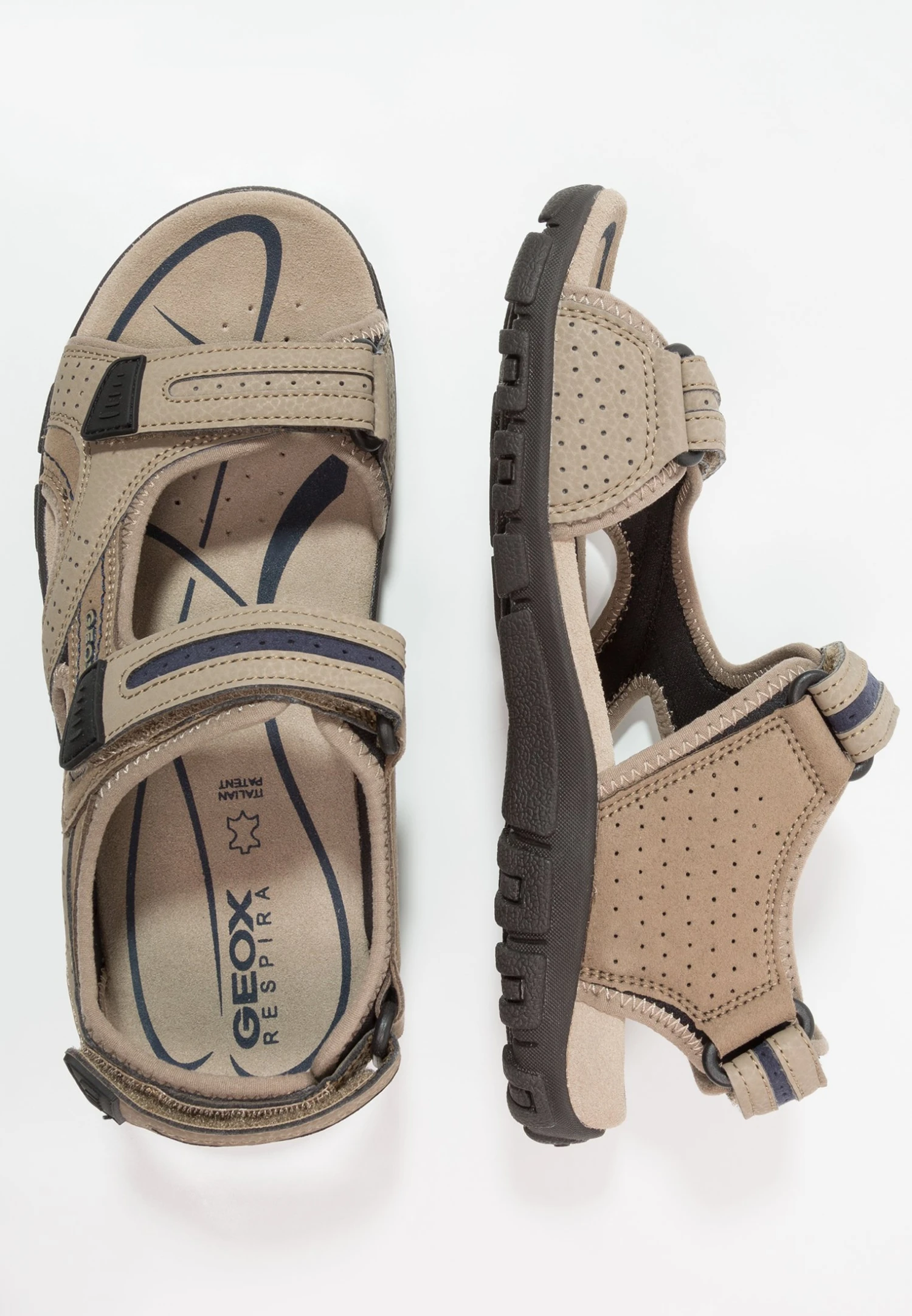 Geox Strada - Outdoorsandalen - Sand/Navy 2 Geox Strada - Outdoorsandalen - Sand/Navy - Image 2