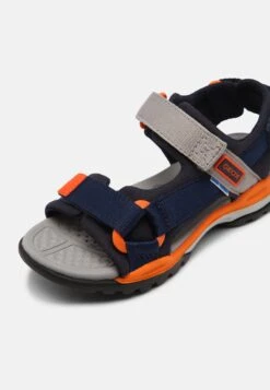 Geox Borealis Boy - Outdoorsandalen - Navy/Orange -Geox 651e7574975a422183548b0e8e8cffe5