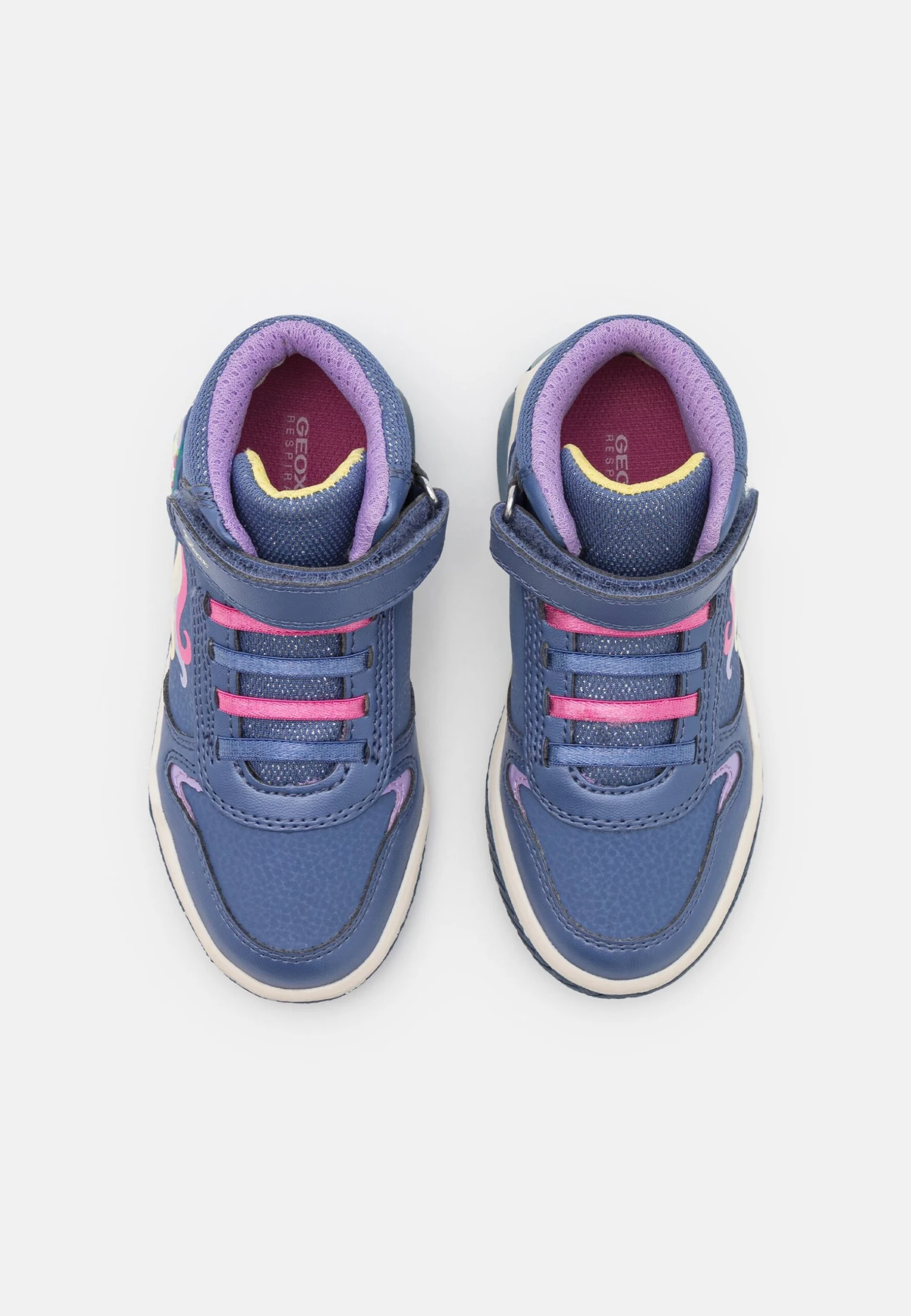 Geox Inek Girl Light Up - Sneakers Hoog - Avio/Fuchsia 4 Geox Inek Girl Light Up - Sneakers Hoog - Avio/Fuchsia - Image 4