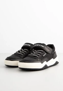 Geox J Perth - Sneakers Laag - Black White -Geox 66bf4f69ab24462a9b7f7a57b7c74f59
