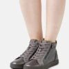 Geox Blomiee - Sneakers Hoog - Dark Grey