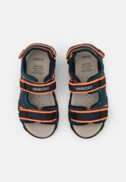 Geox Jr Strada - Outdoorsandalen - Navy/Fluo Orange -Geox 69abdbce0ad04db5a73e57cf71af687f