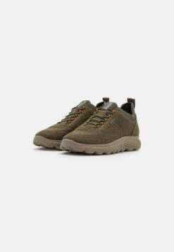 Geox D Spherica - Sneakers Laag - Olive -Geox 6a138b7c86544667a2c357a21f885449