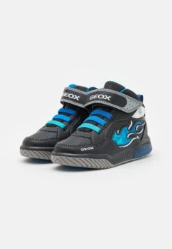 Geox Inek Light Boy - Sneakers Hoog - Black/Light Blue -Geox 6ce4c3e671b44ed7b7df335fde5ee54e