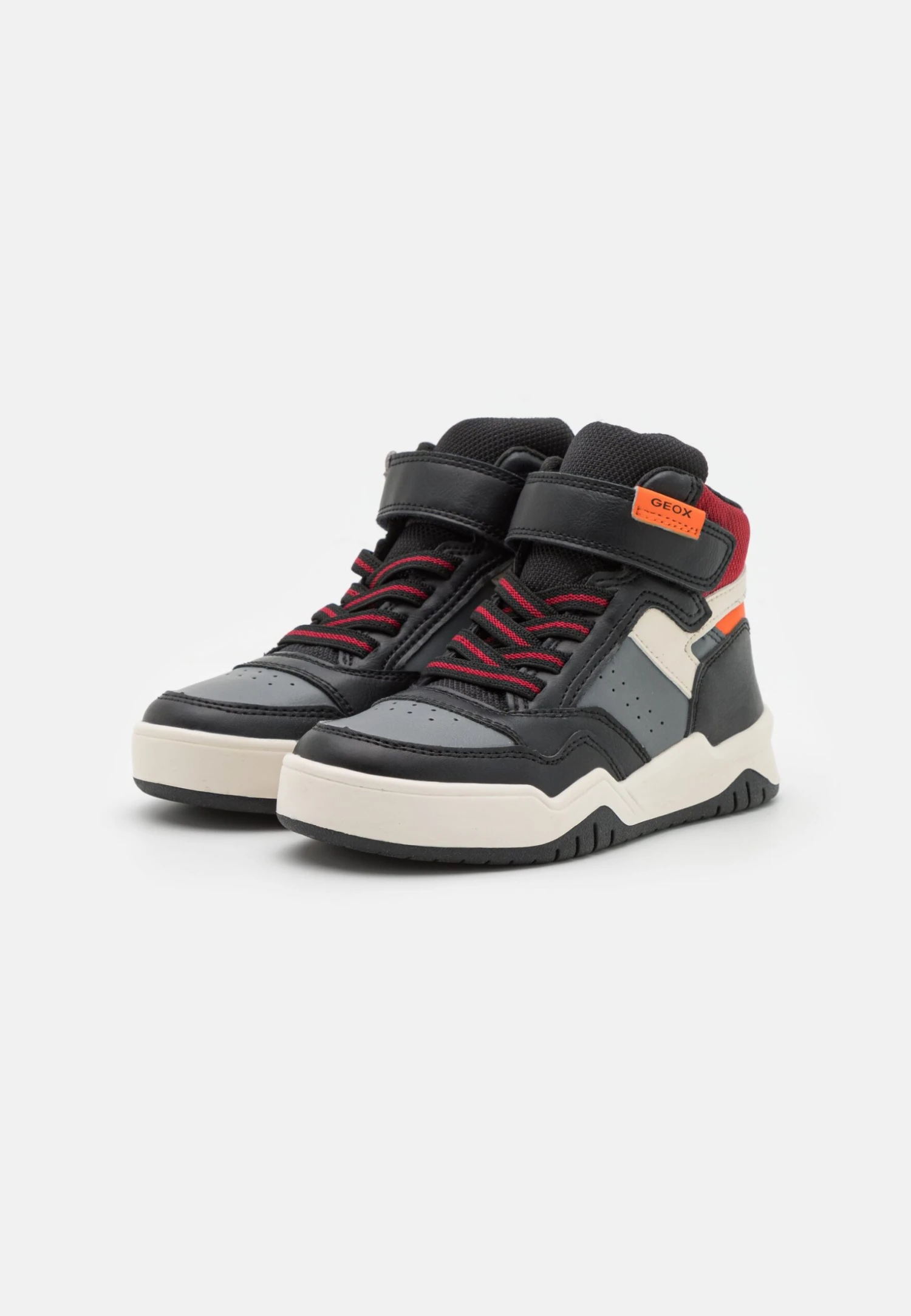 Geox Perth Boy - Sneakers Hoog - Black/Orange 2 Geox Perth Boy - Sneakers Hoog - Black/Orange - Image 2