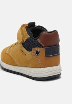 Geox Alben Boy - Babyschoenen - Yellow/Navy -Geox 6efb06ba3e644b20abf373fc793400ac