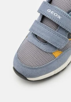 Geox Alben Boy - Sneakers Laag - Light Grey/Yellow -Geox 6f0da807f2ad42bda993ef9193134534