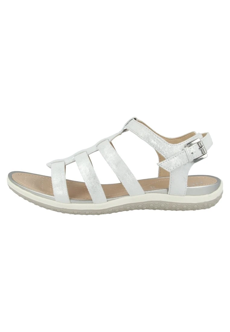 Geox Vega - Sandalen Met Enkelbandjes - Silver 1 Geox Vega - Sandalen Met Enkelbandjes - Silver