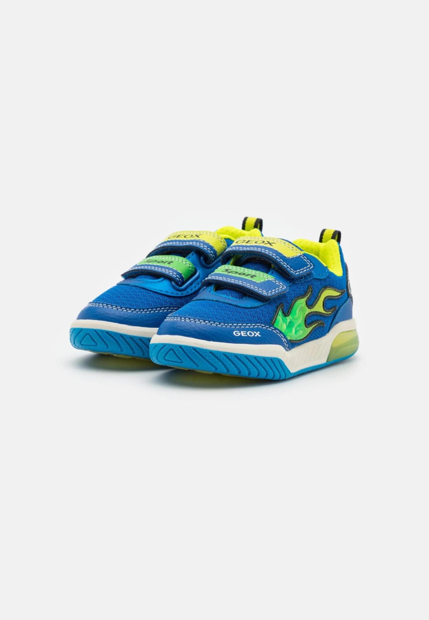 Geox Boy Lights - Sneakers Laag - Royal/Lime 2 Geox Boy Lights - Sneakers Laag - Royal/Lime - Image 2