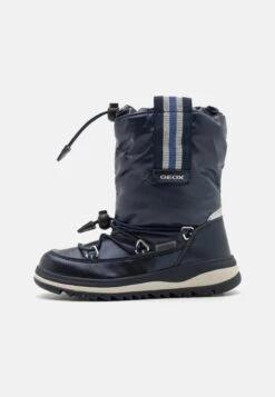 Geox Adelhide Girl Ab - Snowboots- Navy/Silver
