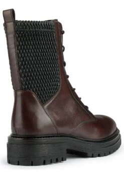 Geox D Iridea - Enkellaarsjes Met Plateauzool - Bordeaux Black -Geox 759c39ec9ba44e6ab50de5ab340c0e25