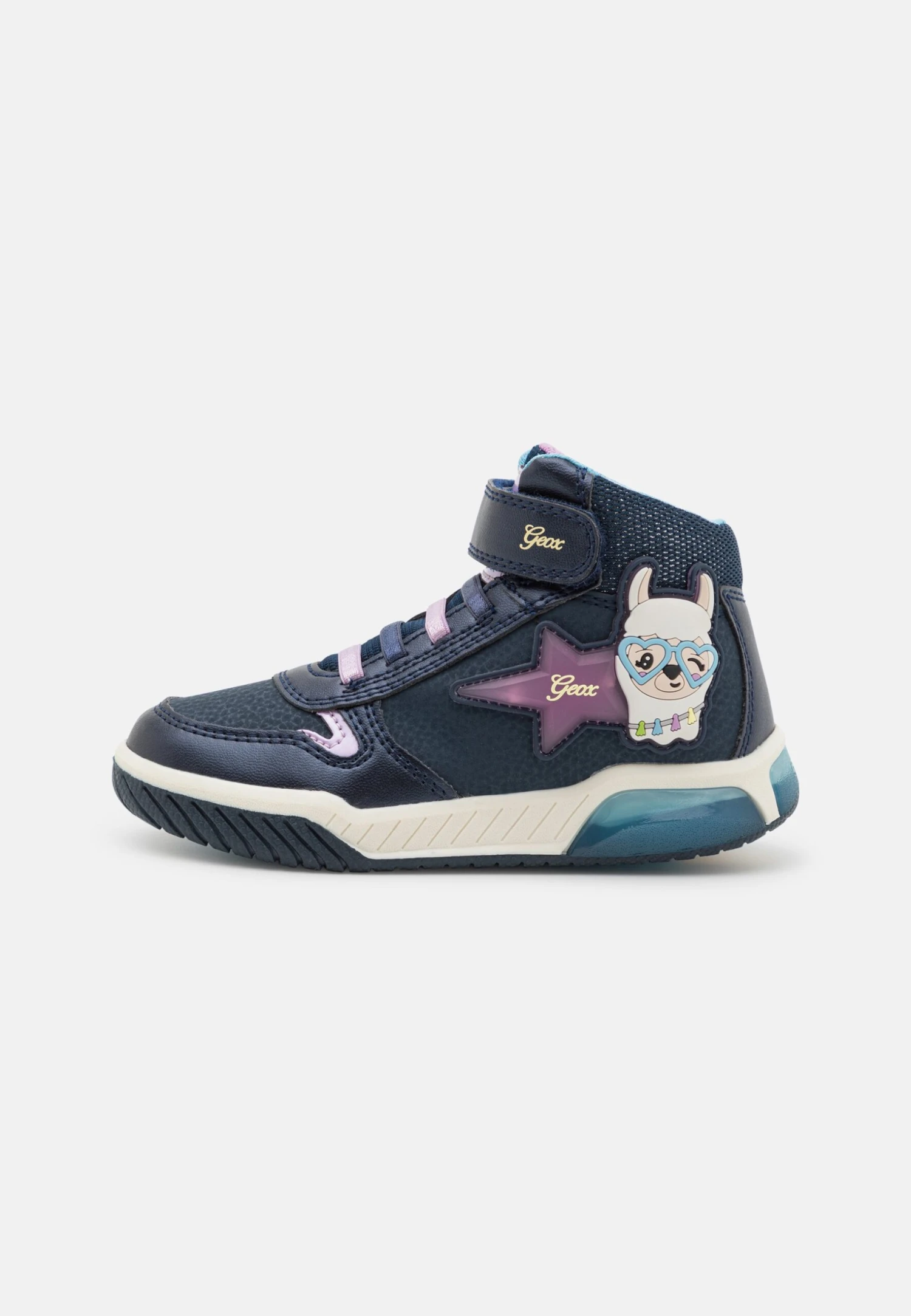 Geox Inek Girl - Laarzen - Navy/Lilac 1 Geox Inek Girl - Laarzen - Navy/Lilac