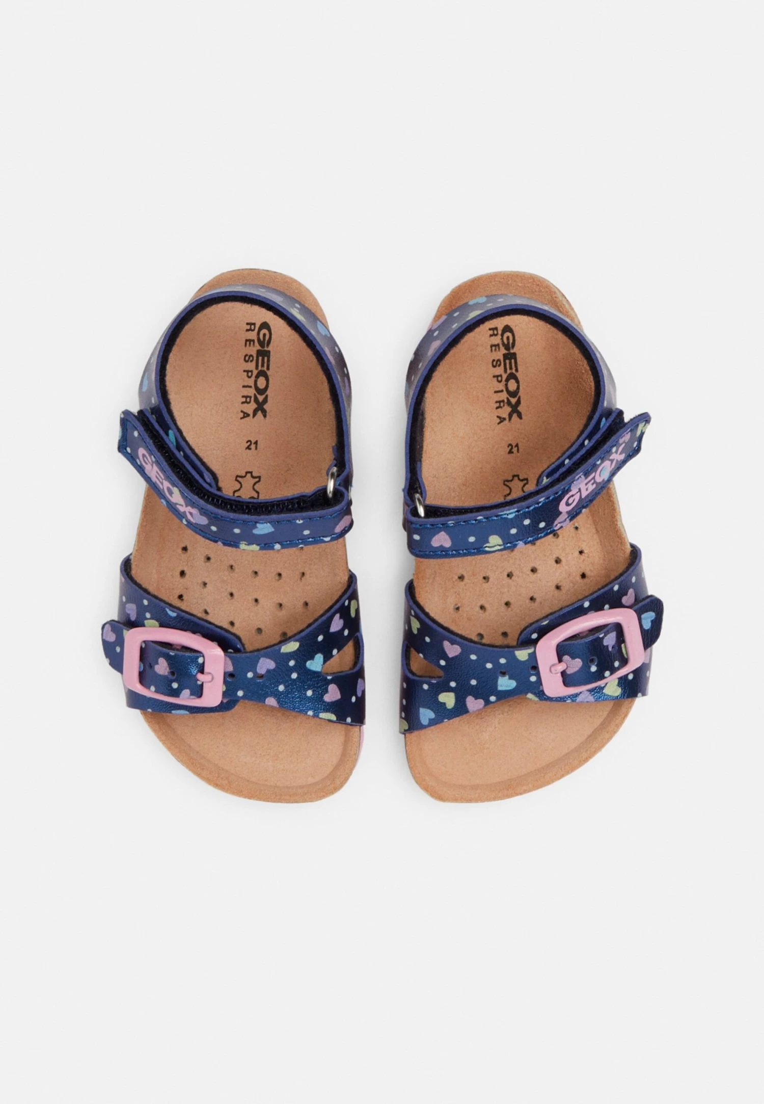 Geox Sandal Chalki Girl - Sandalen - Navy/Pink 4 Geox Sandal Chalki Girl - Sandalen - Navy/Pink - Image 4
