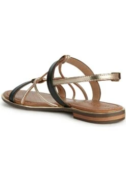 Geox D Sozy Plus - Sandalen - Black Light Gold -Geox 806336cf37cb4bec9417fbad5a40f883