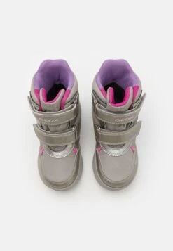 Geox Sveggen Girl Abx - Snowboots- Dark Silver/Fuchsia -Geox 81b8a9d5803d43b58bf3c89a010e5e69