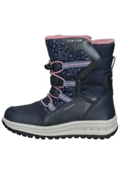 Geox Roby - Snowboots- Navy/Rose