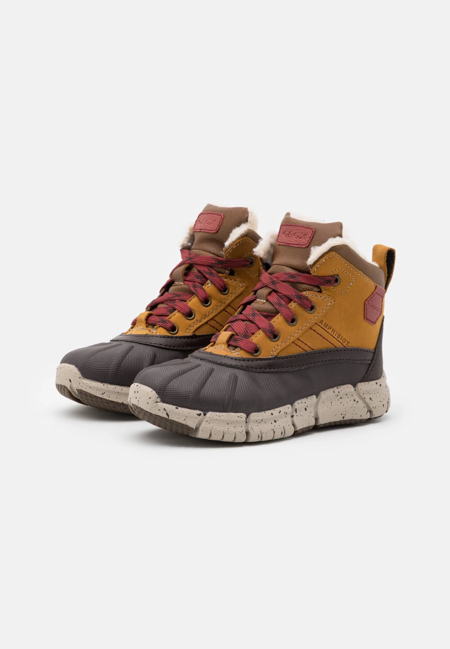 Geox Flexyper Boy Abx - Snowboots- Light Brown/Dark Red 2 Geox Flexyper Boy Abx - Snowboots- Light Brown/Dark Red - Image 2