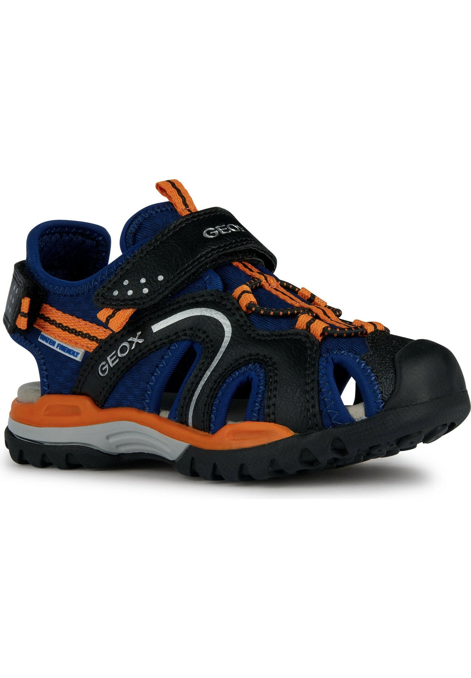 Geox Jr Borealis - Outdoorsandalen - Navy Orange 2 Geox Jr Borealis - Outdoorsandalen - Navy Orange - Image 2
