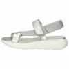 Geox Sandalen Met Sleehak - Lt Grey Silver C
