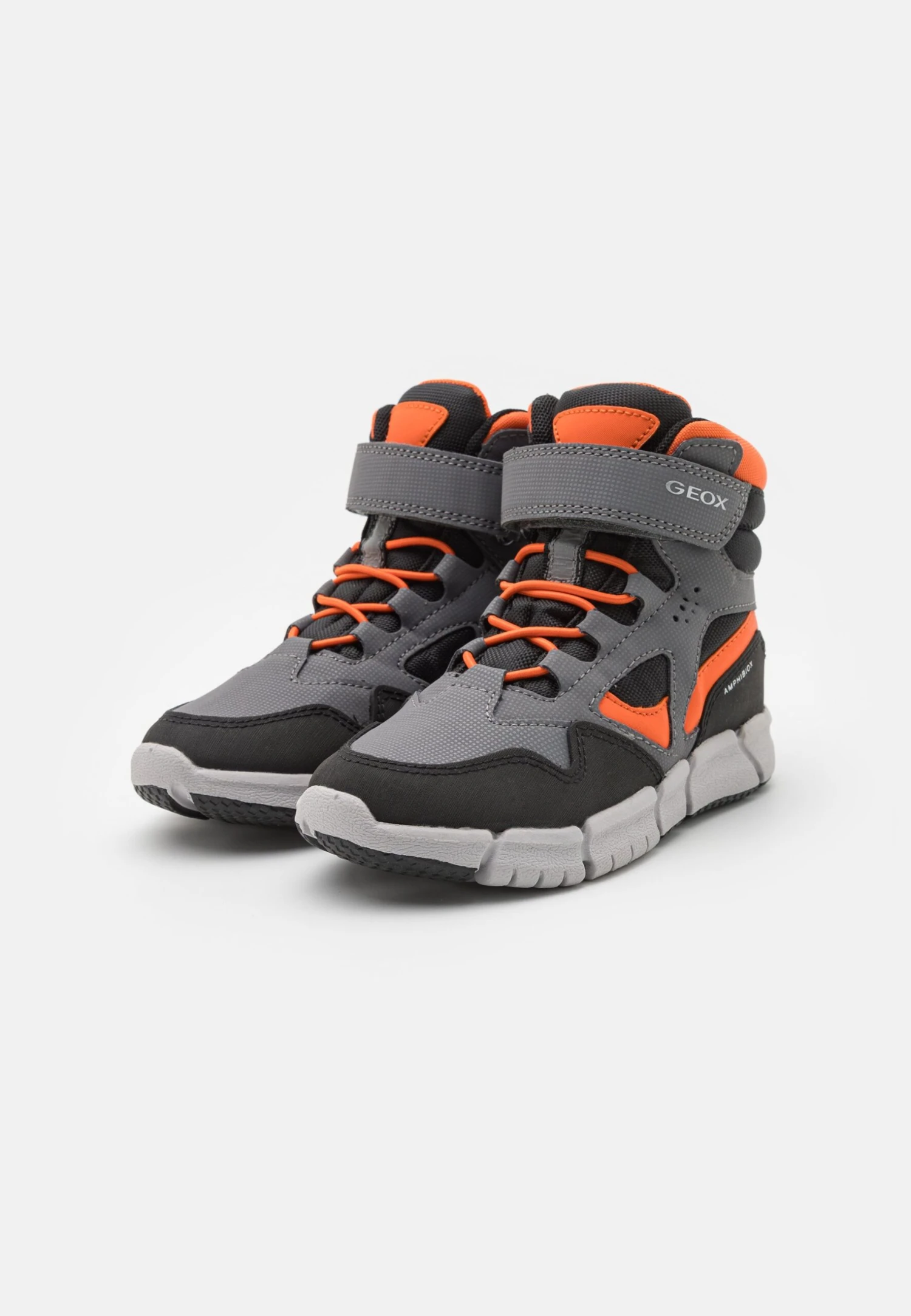 Geox Flexyper Boy Abx - Sneakers Hoog - Grey/Orange 2 Geox Flexyper Boy Abx - Sneakers Hoog - Grey/Orange - Image 2