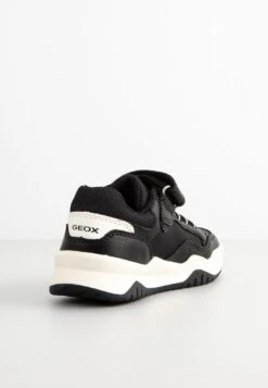 Geox J Perth - Sneakers Laag - Black White -Geox 8764cc8890fe4e31a03bc0fb2d74a8b5