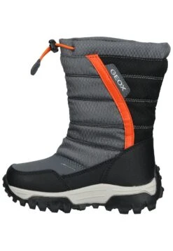 Geox Himalaya - Snowboots- Dk Grey/Orange