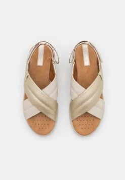 Geox Dandra - Sandalen - Off White/Light Gold -Geox 88c18c139deb45a7995e6dd3b9474199