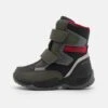 Geox Sentiero Boy Abx - Snowboots- Dark Green/Red