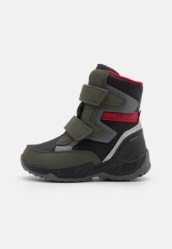 Geox Sentiero Boy Abx - Snowboots- Dark Green/Red