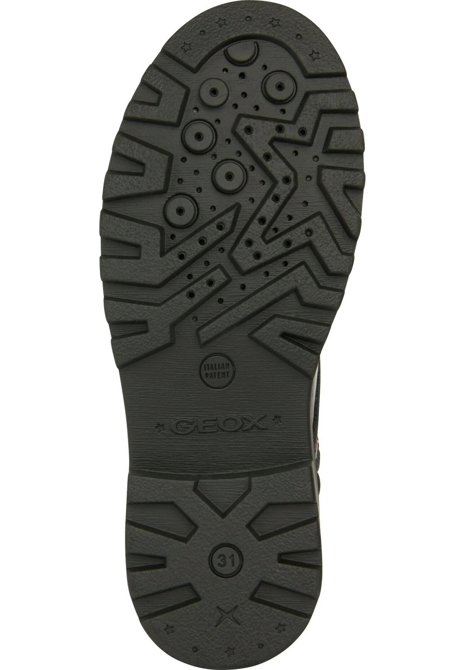 Geox Jr Casey - Veterboots - Dark Burgundy Black 5 Geox Jr Casey - Veterboots - Dark Burgundy Black - Image 5