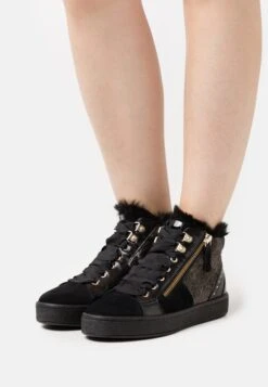 Geox Leelu - Sneakers Hoog - Black