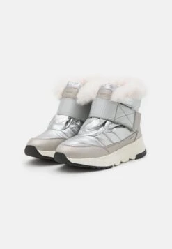 Geox Falena- Enkellaarsjes Met Plateauzool - Silver/Light Grey -Geox 941d359162ec40caa6ab0e7aa939af14