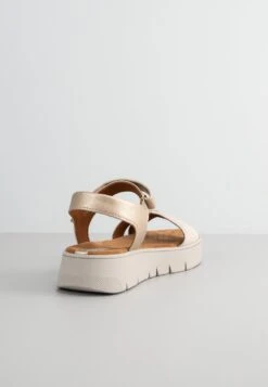 Geox Dandra - Sandalen Met Plateauzool - Off White/Lt Gold -Geox 972ca1215a264e8cb75e9f19014484af