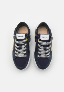 Geox Alphabeet Boy - Sneakers Laag - Navy/Yellow -Geox 989644b68a4647f1b67669491e54b5f5