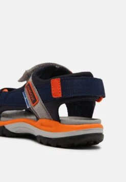 Geox Borealis Boy - Outdoorsandalen - Navy/Orange -Geox 9a88a752d0a44f20bba1f8ce8ae1cd10