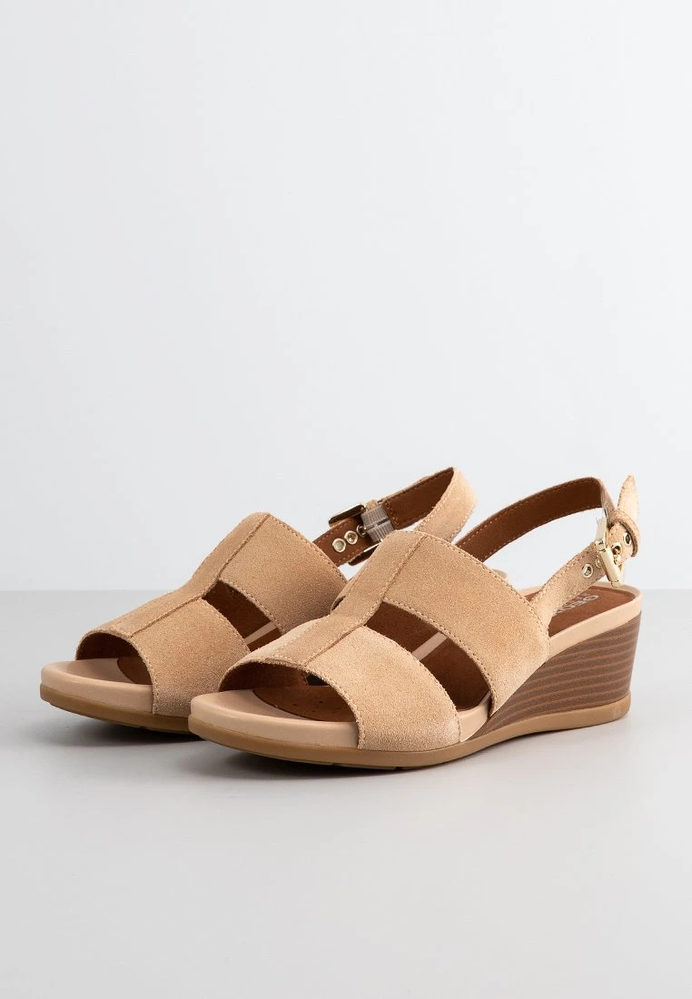 Geox Marykarmen - Sandalen Met Sleehak - Desert 2 Geox Marykarmen - Sandalen Met Sleehak - Desert - Image 2