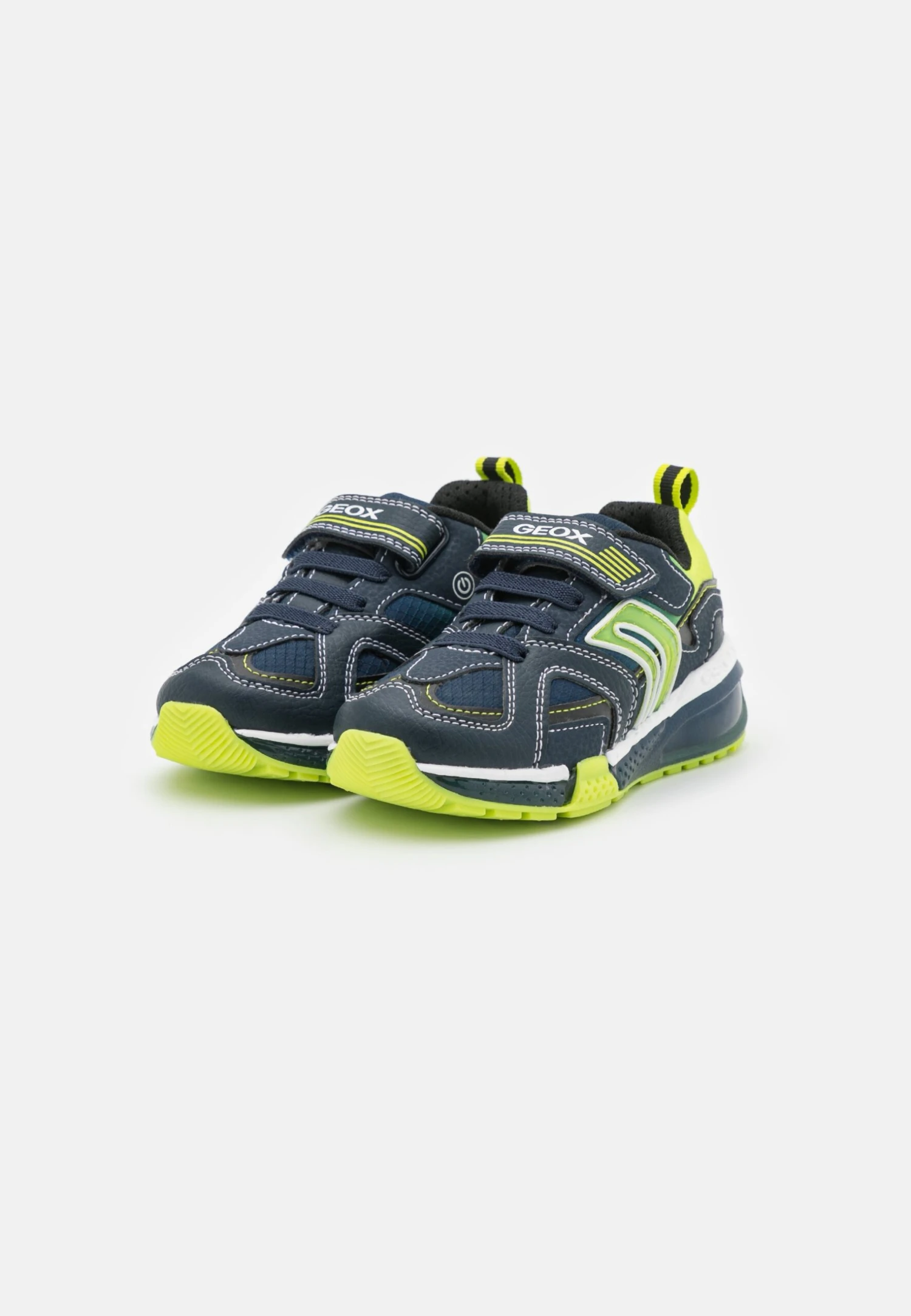 Geox Bayonyc Boy - Sneakers Laag - Navy/Lime 2 Geox Bayonyc Boy - Sneakers Laag - Navy/Lime - Image 2
