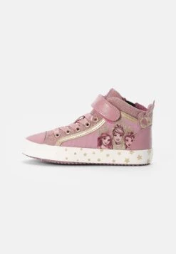 Geox Disney Princess Jr Kalispera Girl - Sneakers Hoog - Pink/Platinum