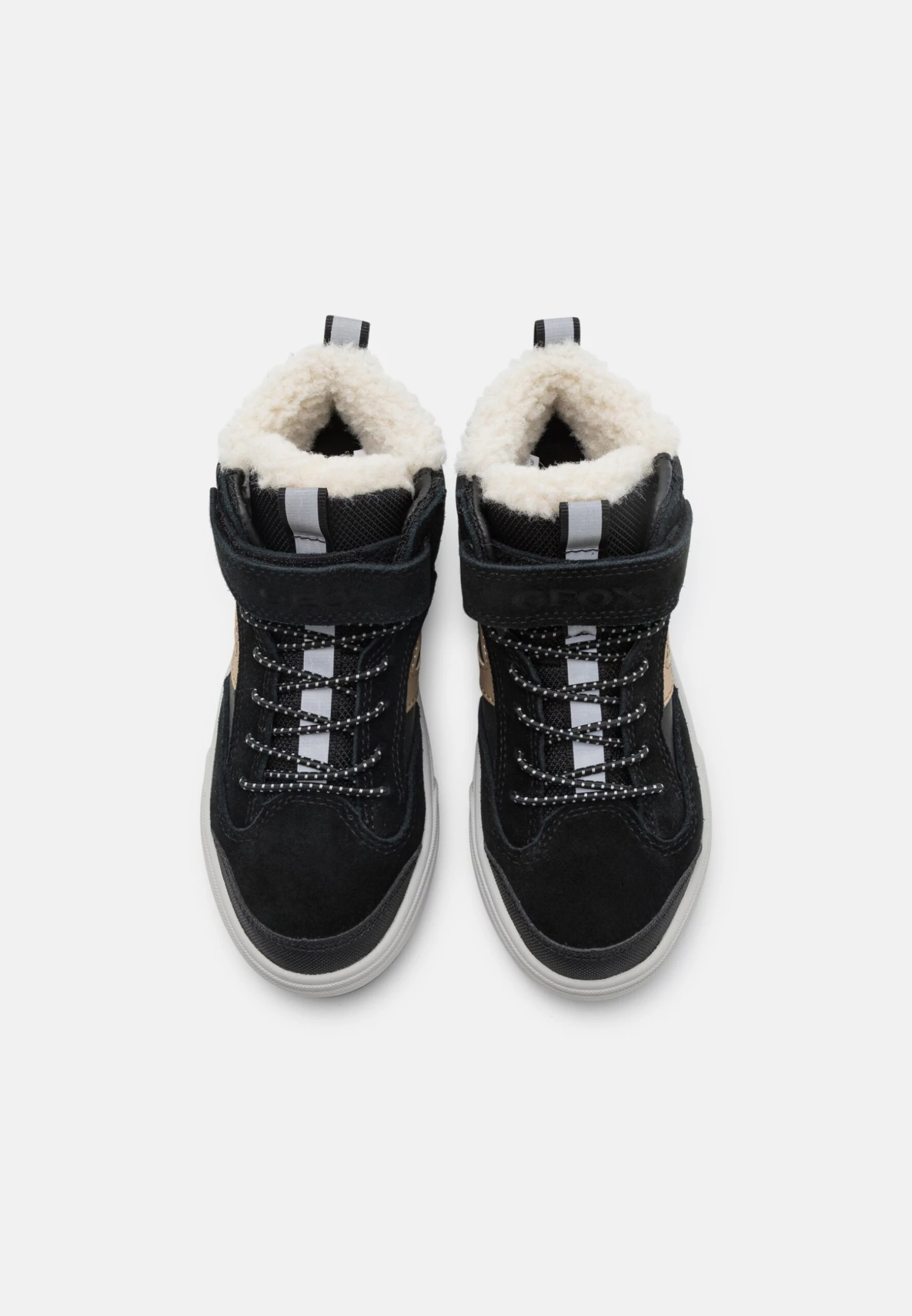 Geox J Weemble B Abx - Sneakers Hoog - Black/Platinum 4 Geox J Weemble B Abx - Sneakers Hoog - Black/Platinum - Image 4