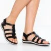 Geox Vega - Sandalen Met Enkelbandjes - Black